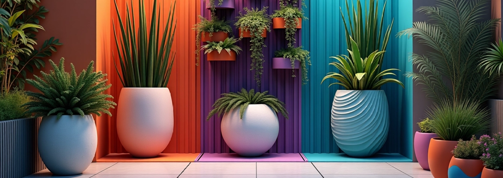 Jarrones y macetas decorativos